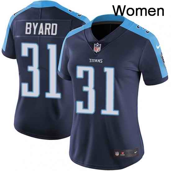 Womens Nike Tennessee Titans 31 Kevin Byard Elite Navy Blue Alternate NFL Jersey